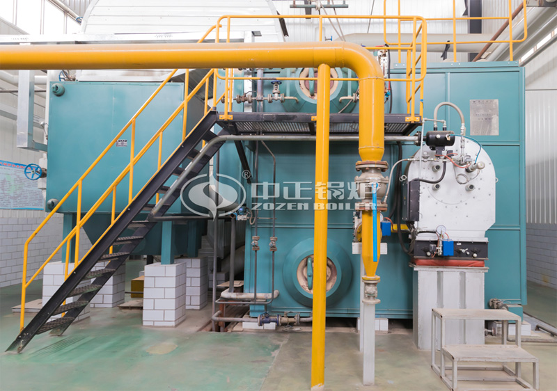 15tph SZS series condensing gas-fired steam boiler project for chemical industry