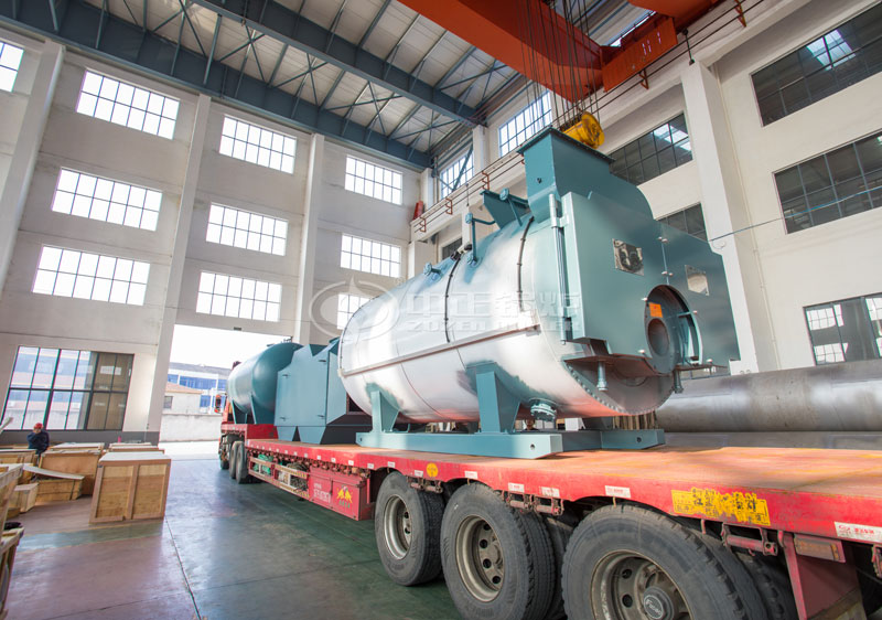 3.6 million kcal YQW series gas-fired horizontal thermal oil heater & waste heat boiler project for building material industry