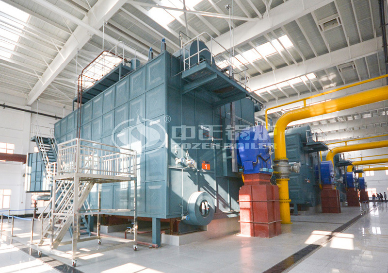 29MW SZS series gas-fired hot water boiler project for heating industry