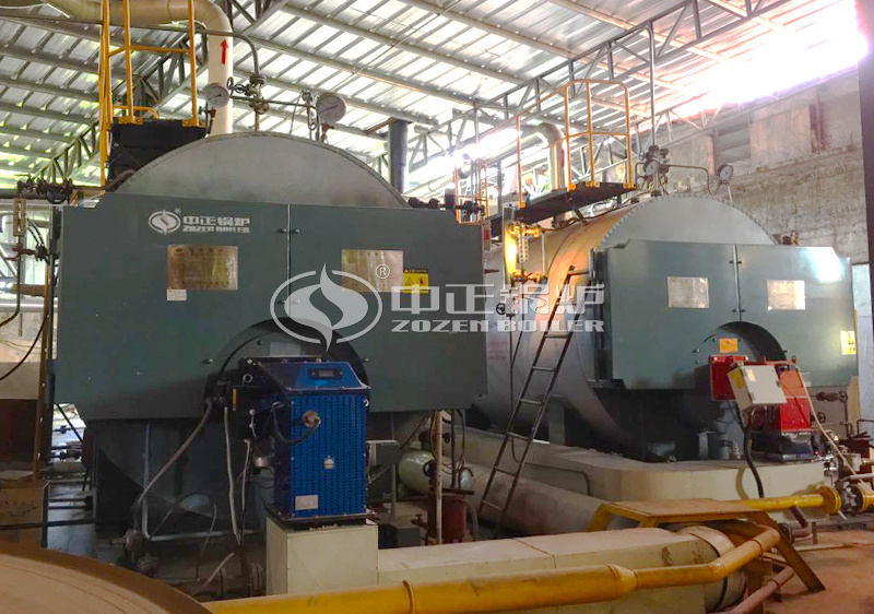 4 tph WNS condensing steam boiler project for paper industry