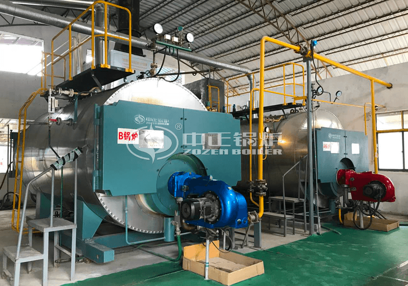 4 tph WNS series gas-fired fire tube boiler project for chemical industry