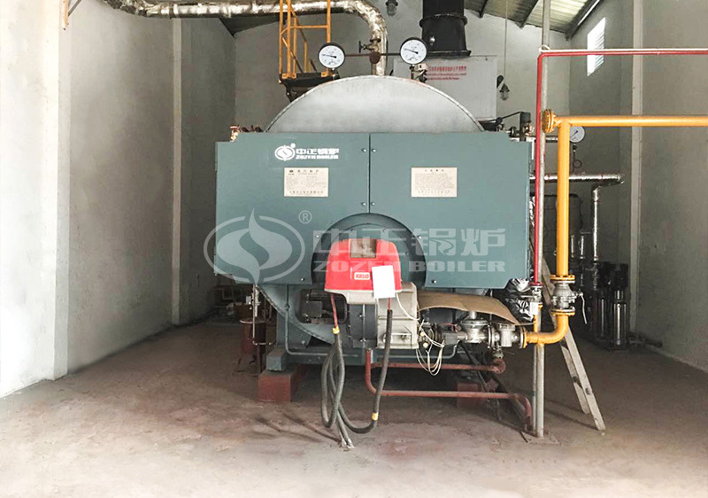 6 tph WNS series condensing gas-fired steam boiler project for printing and dyeing industry