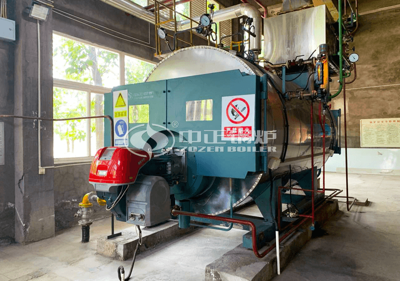 4 tph WNS series gas-fired fire tube boiler project for food industry