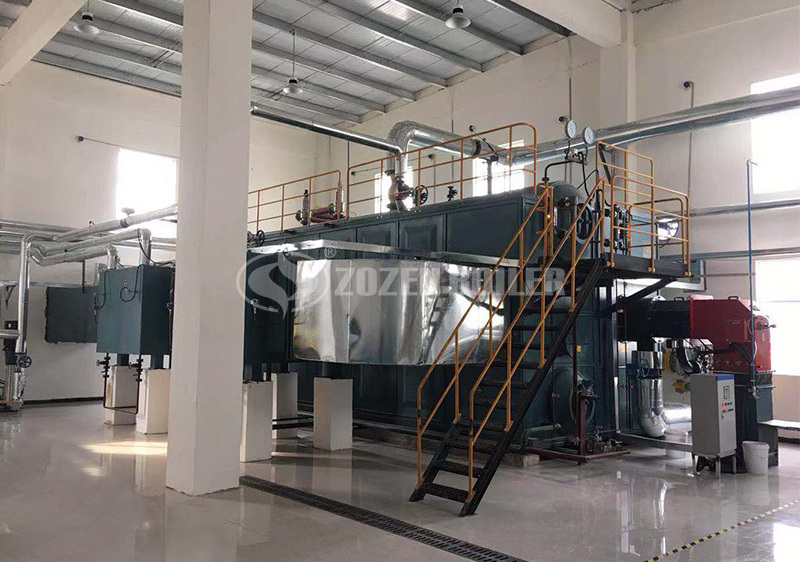  20 tph SZS gas-fired water tube boiler project for food industry