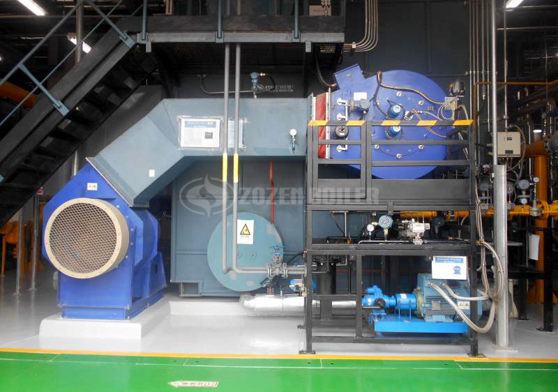 30 tph and 40 tph SZS gas-fired watertube boiler project for Samsung Electronics