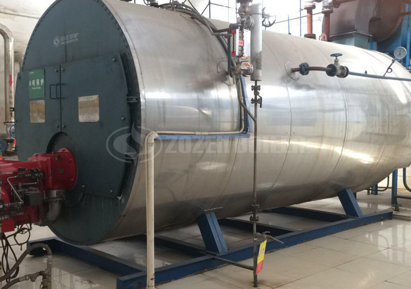 10 tph  WNS condensing gas-fired steam boiler for rare earth factory