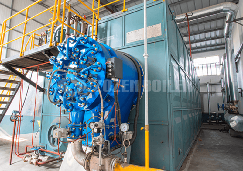 25 tph SZS gas-fired steam boiler for cigarette factory