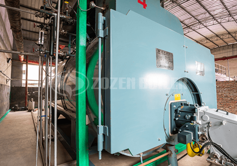 10 tph WNS gas-fired steam boiler in Shanxi