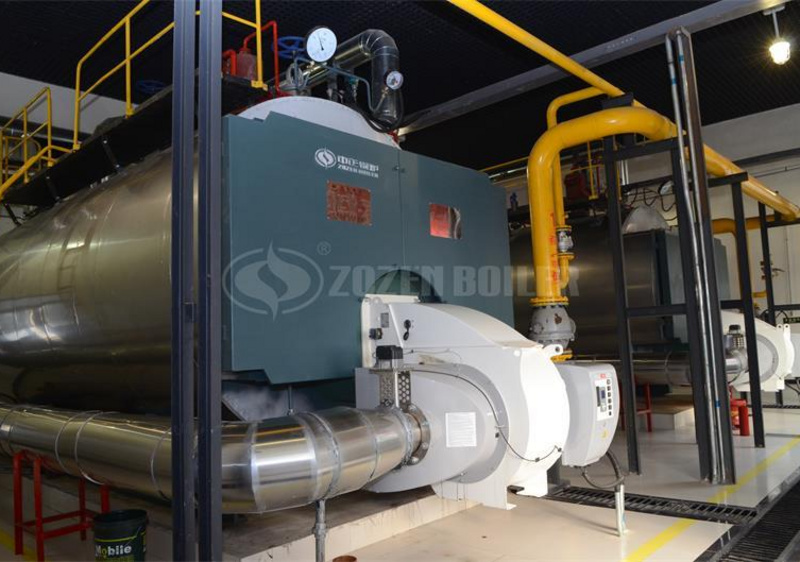 15 tph WNS condensing gas-fired steam boiler for paper industry