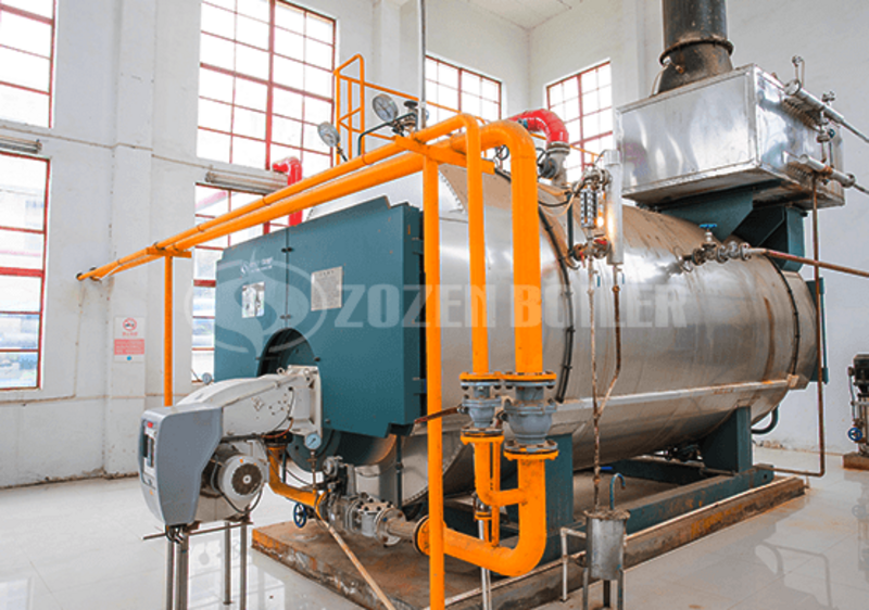 6 tph WNS condensing gas-fired steam boiler for paper industry