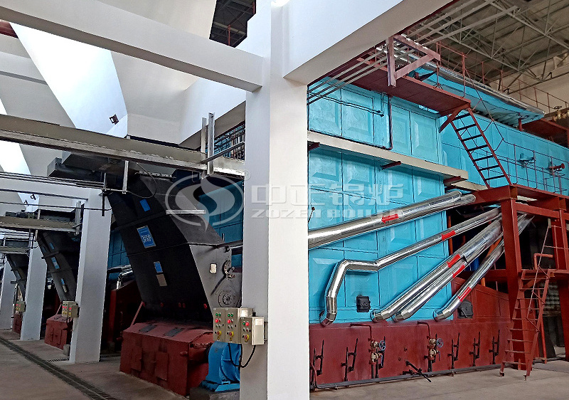 25 tph SZL series chain grate steam boiler for Balasu coal mine project 