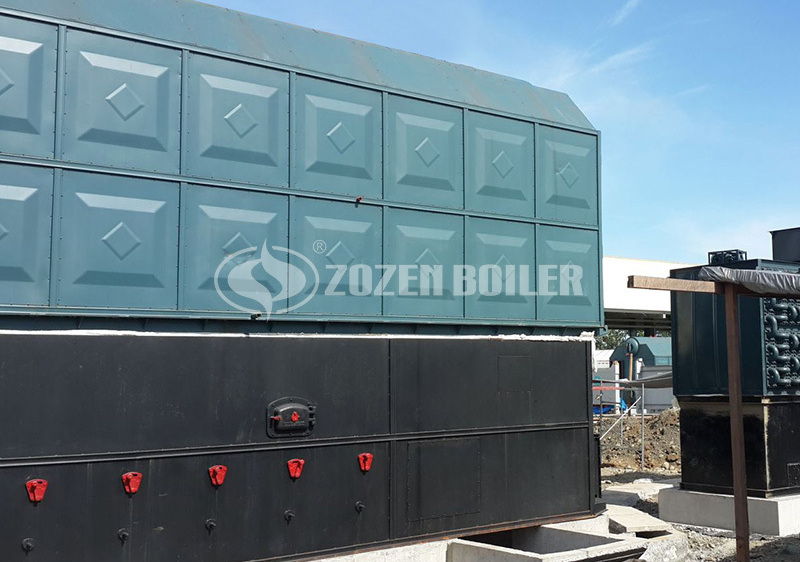 10tph SZL coal-fired water tube boiler project for edible oil industry