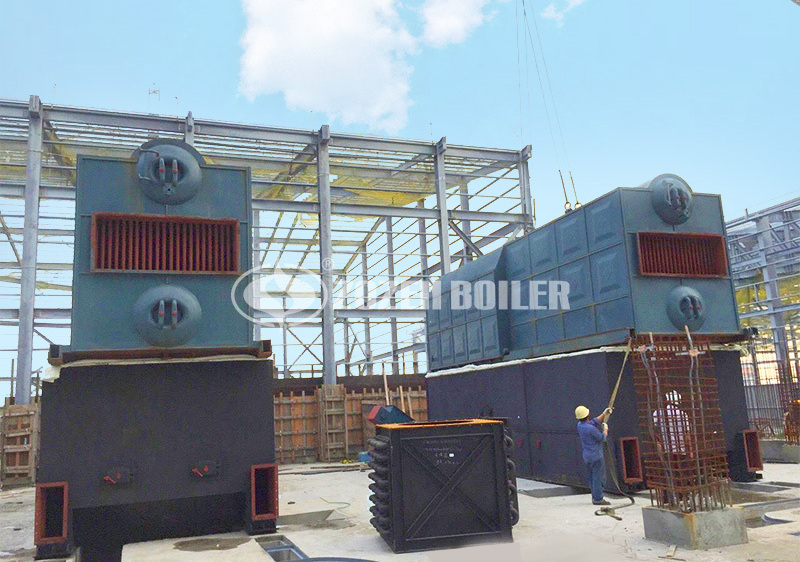 15 tph SZL biomass-fired water tube boiler project for paper industry