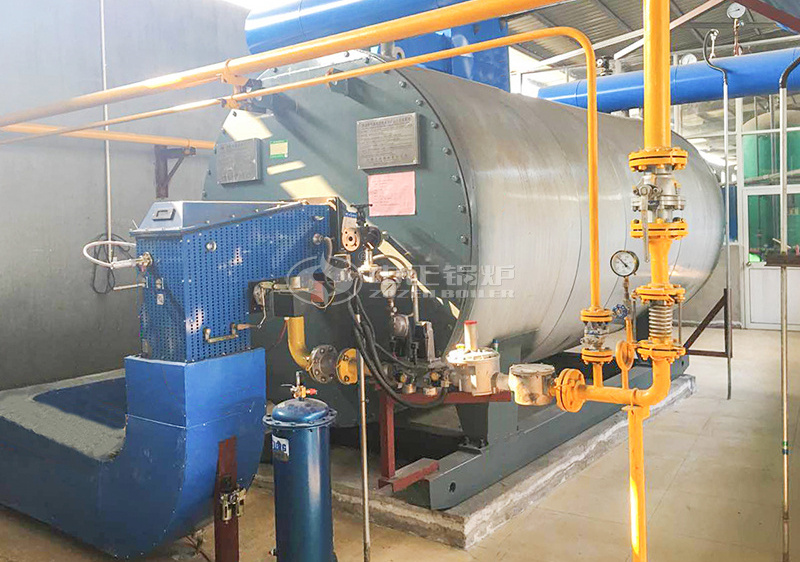 2.1MW horizontal gas-fired thermal fluid heater for chemical industry