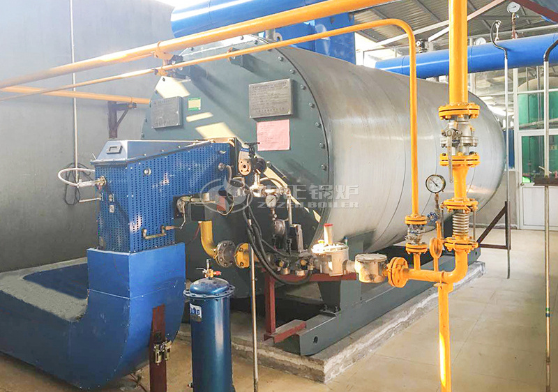 2.1MW horizontal gas-fired thermal fluid heater for chemical industry