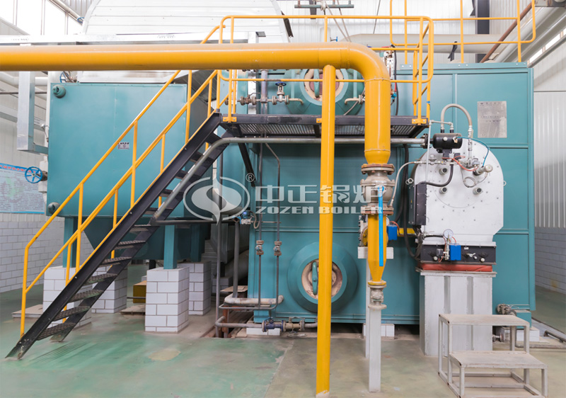 15tph SZS series condensing gas-fired steam boiler project for chemical industry