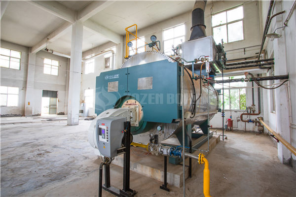20 tph SZS gas-fired water tube boiler project for food industry