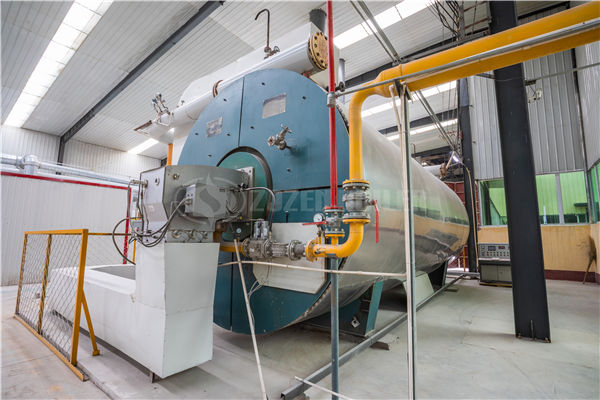 2tph WNS series condensing three-pass gas-fired and oil-fired steam boiler project for paper industr