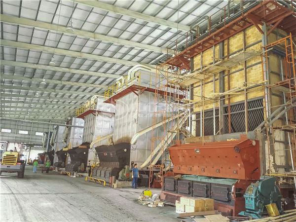 8 tph WNS series gas-fired steam boiler project for hospital industry