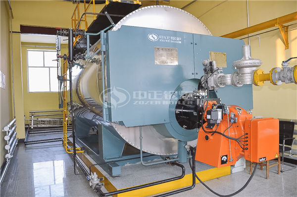 29MW SZS series gas-fired hot water boiler project for heating industry