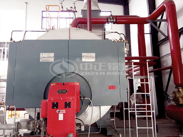 40 tph SZS gas-fired water-tube boiler project in Turkmenistan