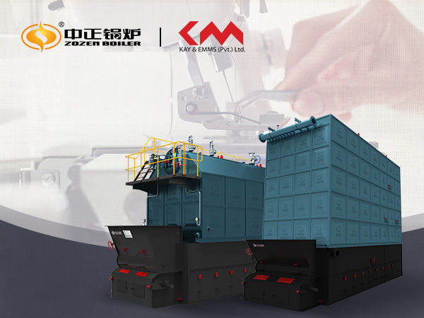 20 tph SZS gas-fired steam boiler for cigarette factory