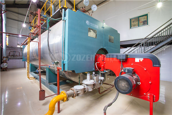 4 tph SZS condensing gas-fired boiler in Anhui