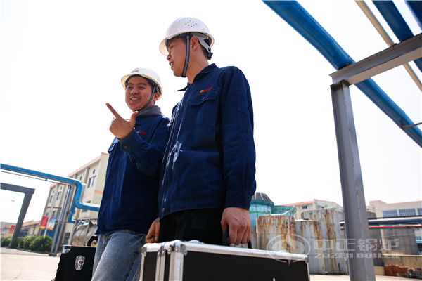 6MW YQW series gas-fired horizontal thermal fluid heater project for chemical industry