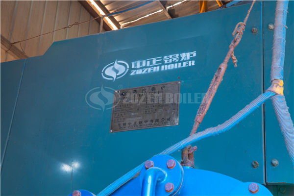 5 tph WNS condensing gas-fired steam boiler for paper industry