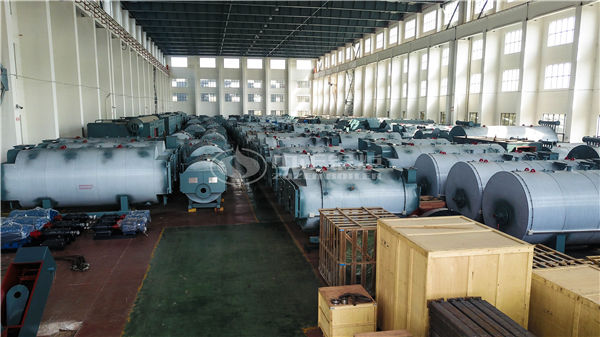 7MW WNS series gas-fired hot water boiler project for Sinopec Beijing Design Institute
