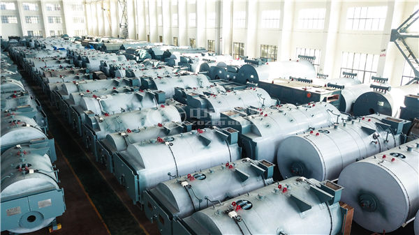 7MW WNS series gas-fired hot water boiler project for Sinopec Beijing Design Institute